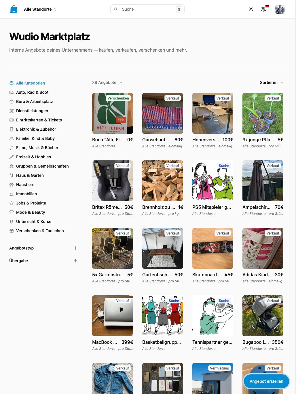 Market App Preview
